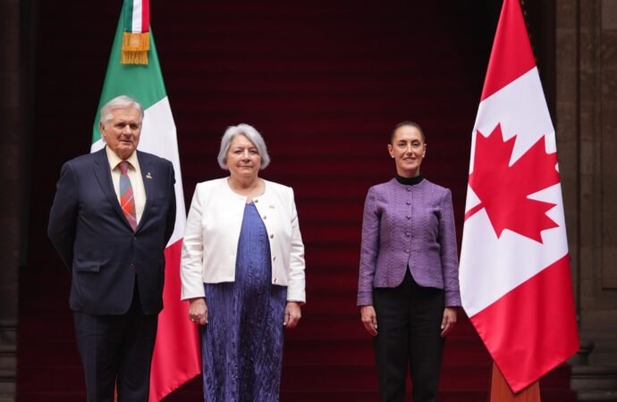 Claudia Sheinbaum recibe a Mary Simon: México y Canadá fortalecen agenda para pueblos indígenas