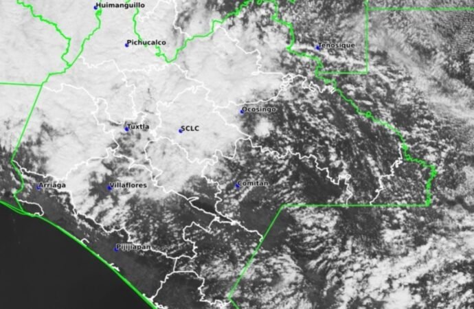 Frente frío 30 en Tuxtla: Bajan las temperaturas y se esperan lluvias