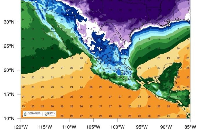 Frente frío 30 provocará lluvias intensas y bajas temperaturas en Chiapas