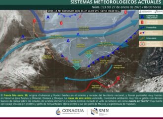 Clima en Chiapas hoy: Lluvias muy fuertes y vientos de 110 km/h