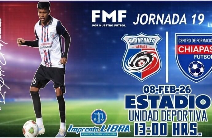 Huracanes de Arriaga vs Chifut: Duelo clave en la Liga TDP