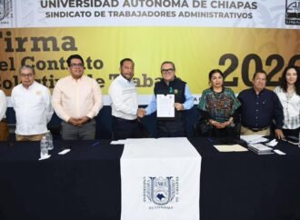 UNACH Y STAUNACH firman contrato colectivo 2026 con aumento salarial.