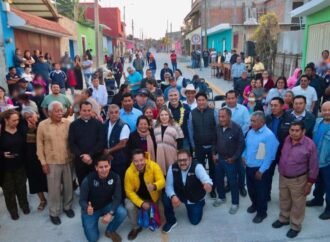 Angel Torres inaugura pavimentación integral en el ejido Copoya