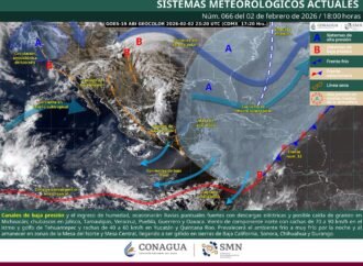 Vientos fuertes y temperaturas de 0°C este martes