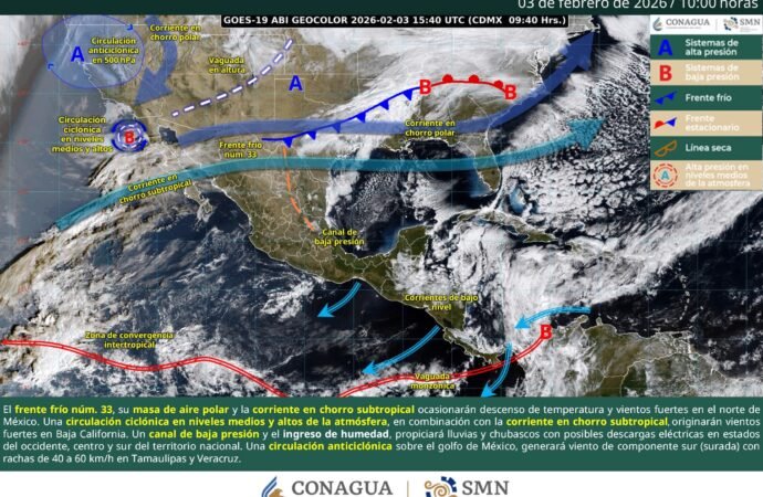 Clima en Chiapas hoy: Vientos fuertes y bajas temperaturas por frente frío 33