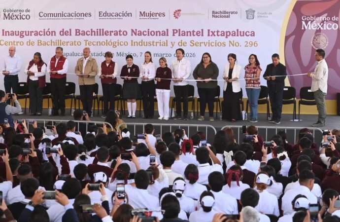 Bachillerato Nacional Ixtapaluca: Sheinbaum inaugura plantel con carreras técnicas